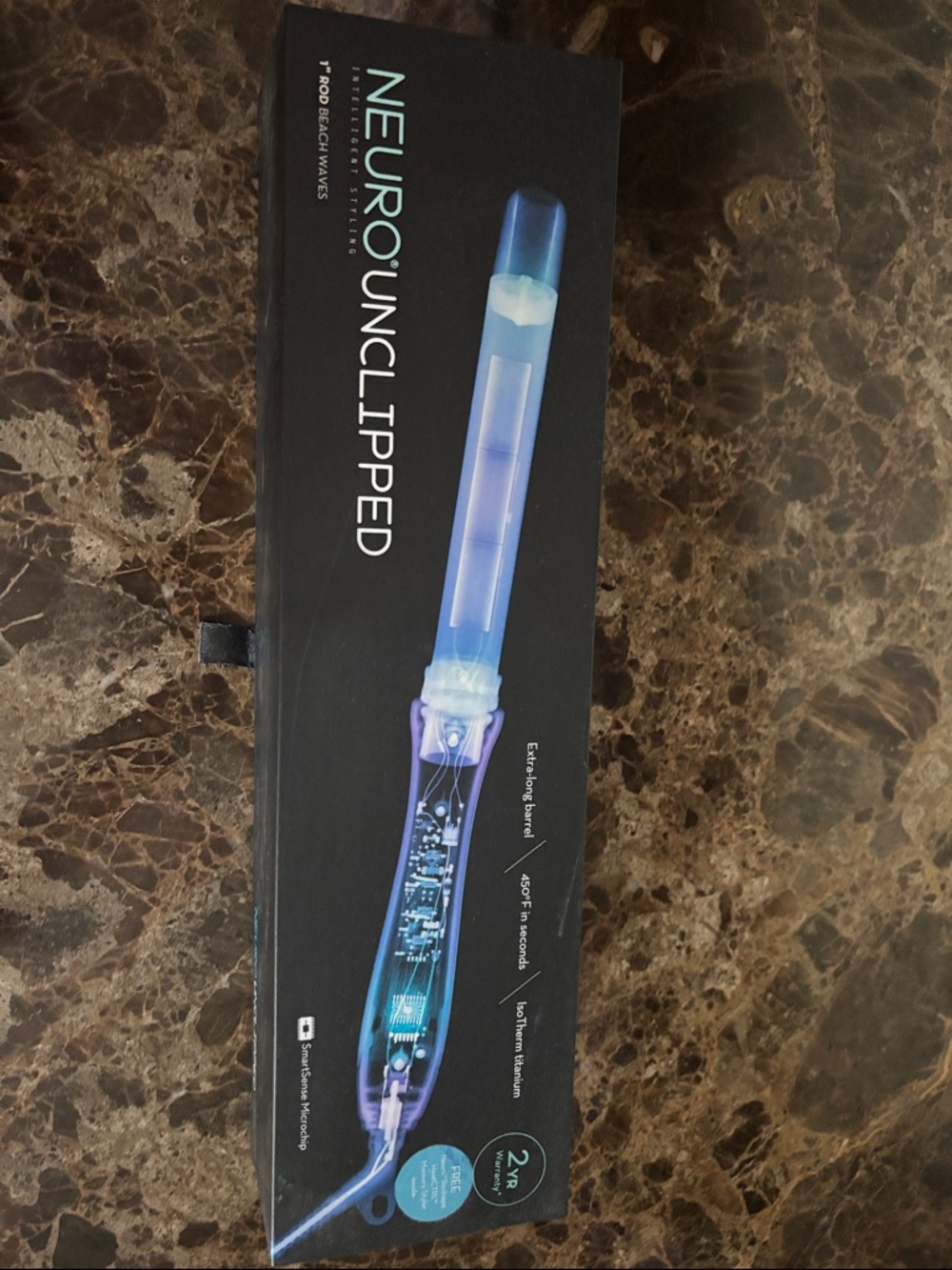 Paul Mitchell Neuro Unclipped Styling Iron in Blue and Black